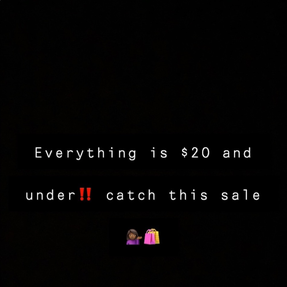EVERYTHING IS $20 & UNDER AND I SHIP THE NEXT DAY!